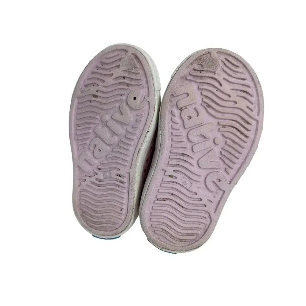Native Kids Jefferson Sneaker Light Pink size C5